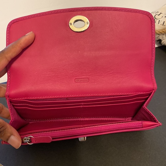 Pink slim envelope purse - Picture 3 of 6